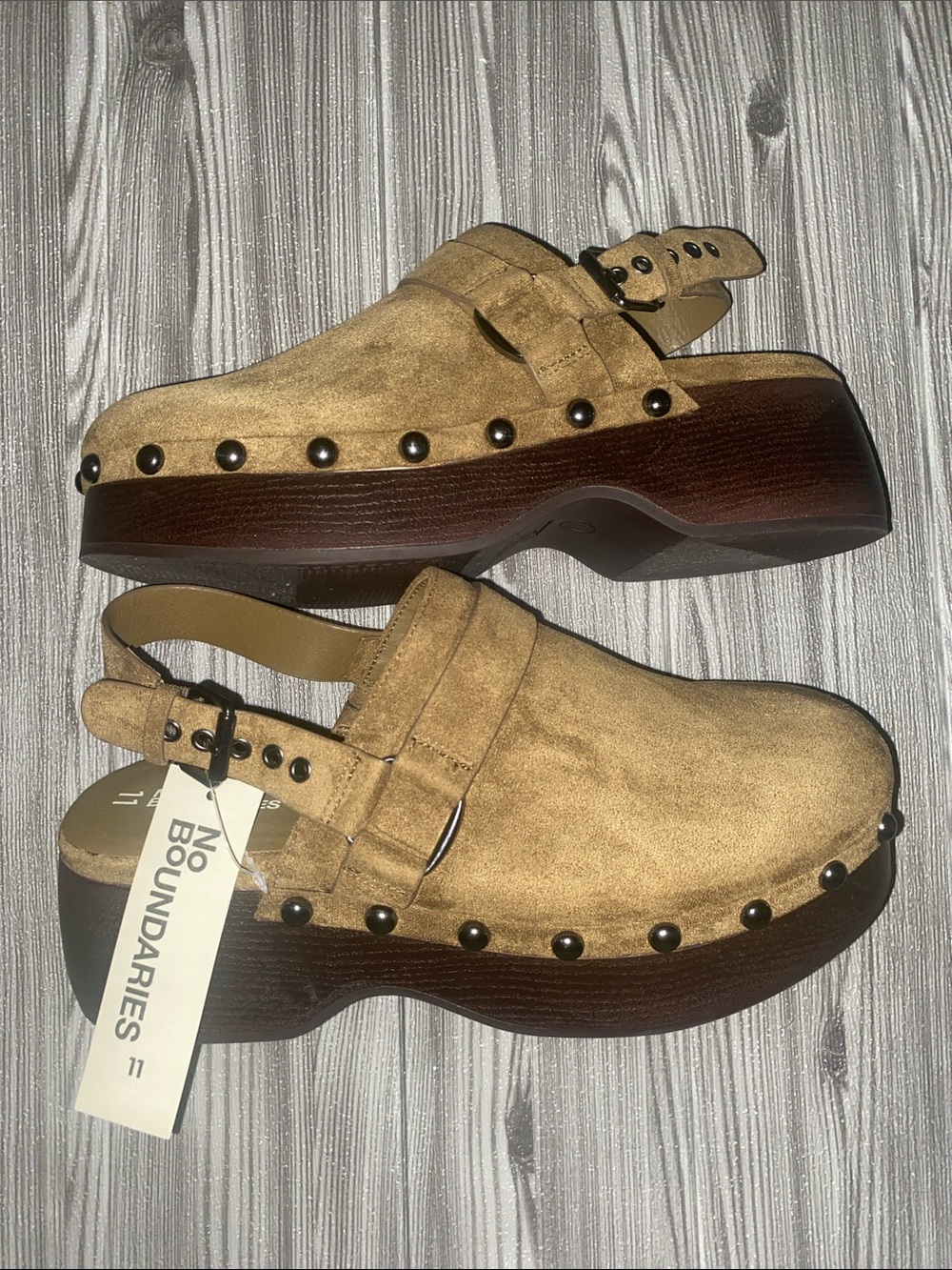 No Boundaries Women's Chunky Clogs Size 11 NWT